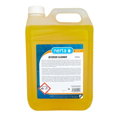 Nerta Interior Cleaner - препарат за почистване и пране на купе, седалки, текстил, кожа и винил 5 л
