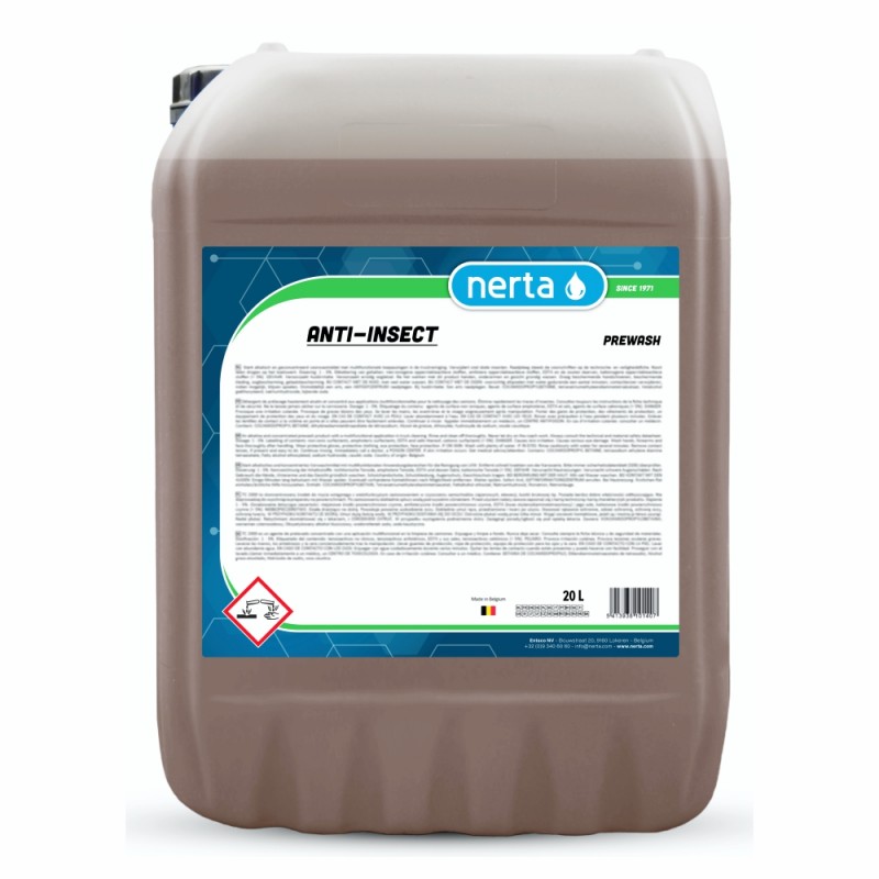 Nerta Anti - Insect -  почистващ препарат за премахване на мухи и насекоми 20 л
