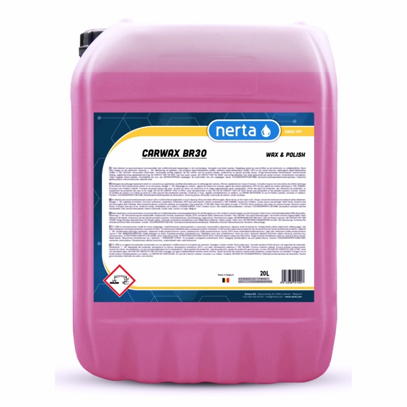 Nerta Car Wax BR.30 вакса за подсушаване, защита и придаване на блясък 20 л