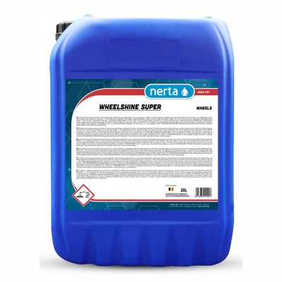 Nerta Wheelshine Super - мощен алкален почистващ препарат за алуминиеви джанти - 20 л