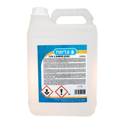 Nerta Tyre & Bumper Gloss - силикон за поддържане на автомобилни гуми, брони и лайсни 5 л